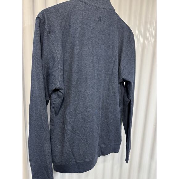 Johnnie O Sully Quarter 1/4 Zip Pullover in Helios Blue Sz Medium - Picture 4 of 5